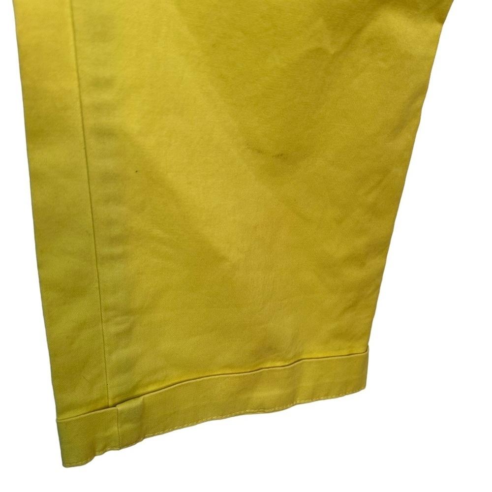 Lands End | Yellow Low Rise Slim Leg Pants Size 12 - Picture 8 of 8